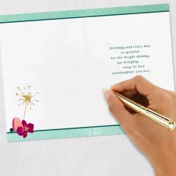 So Grateful for You Birthday Card for Stepdaughter