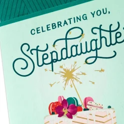 So Grateful for You Birthday Card for Stepdaughter