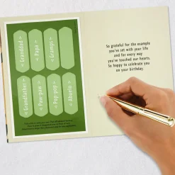 So Grateful for Your Example Customizable Birthday Card for Grandfather