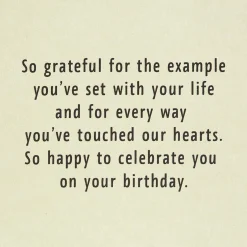 So Grateful for Your Example Customizable Birthday Card for Grandfather