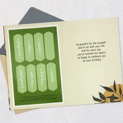 So Grateful for Your Example Customizable Birthday Card for Grandfather