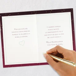 So Happy to Celebrate You Spanish-Language Birthday Card for Wife