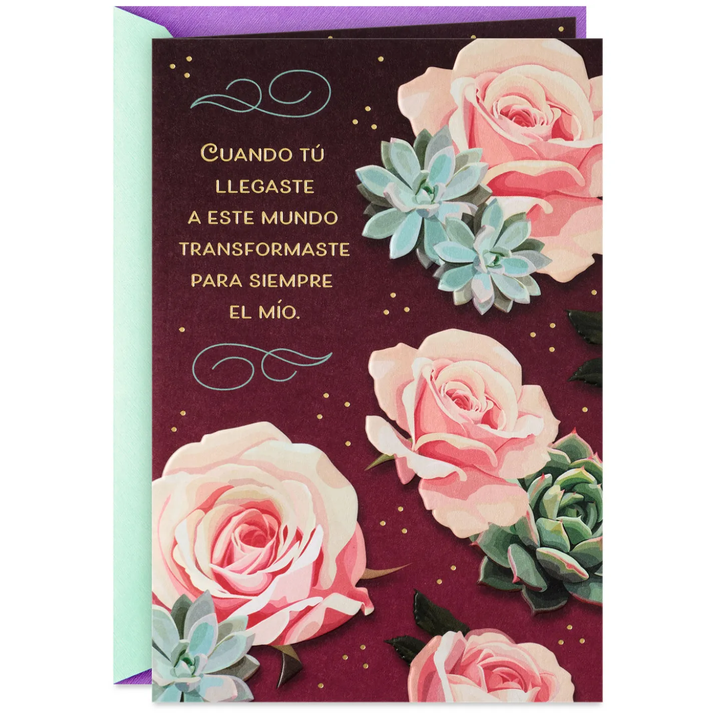 So Happy to Celebrate You Spanish-Language Birthday Card for Wife