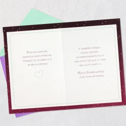 So Happy to Celebrate You Spanish-Language Birthday Card for Wife
