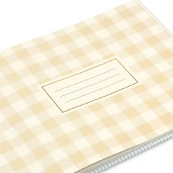 So Happy You're Here Blue and White Striped Guest Book