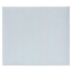 So Happy You're Here Blue and White Striped Guest Book