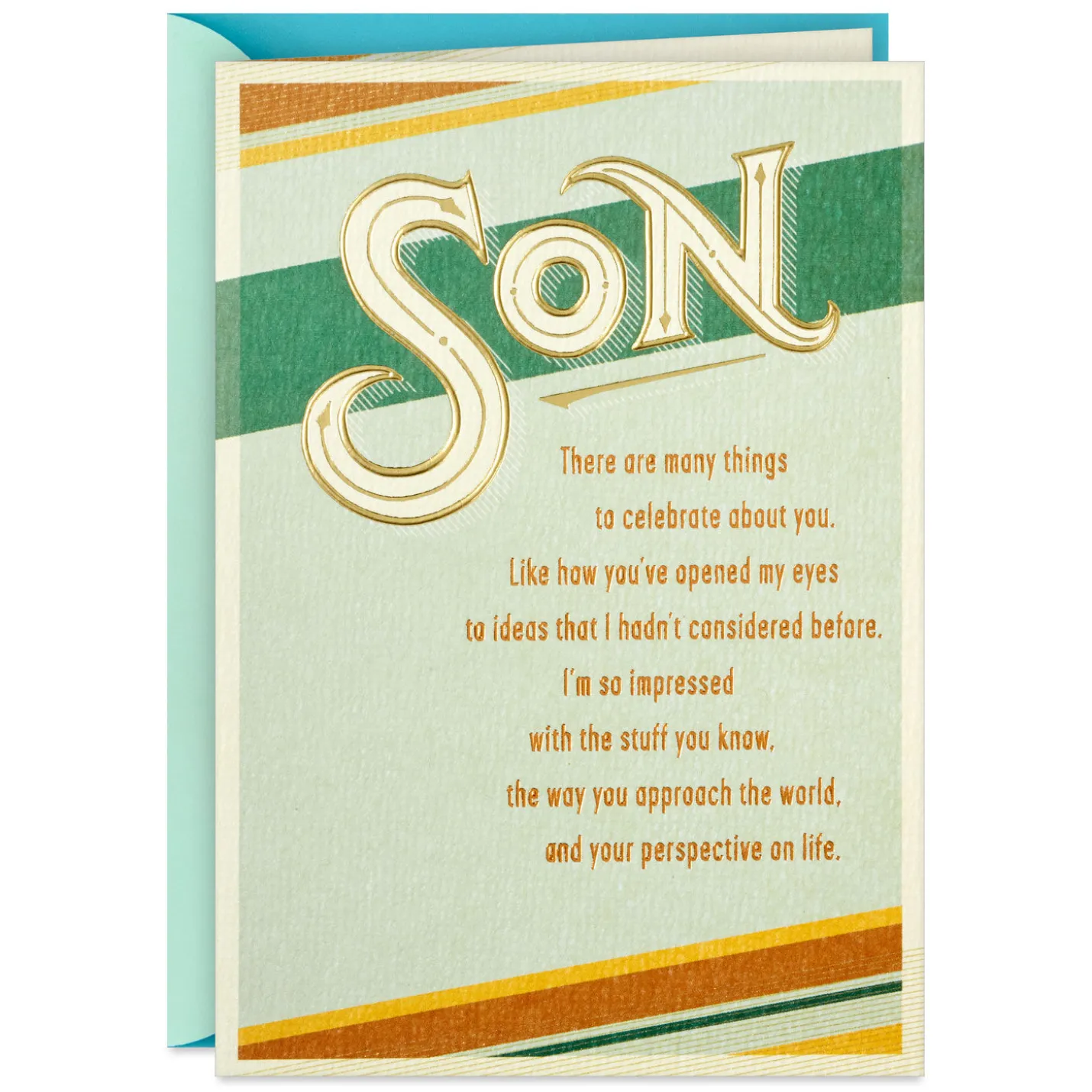 So Impressed By You Birthday Card for Son