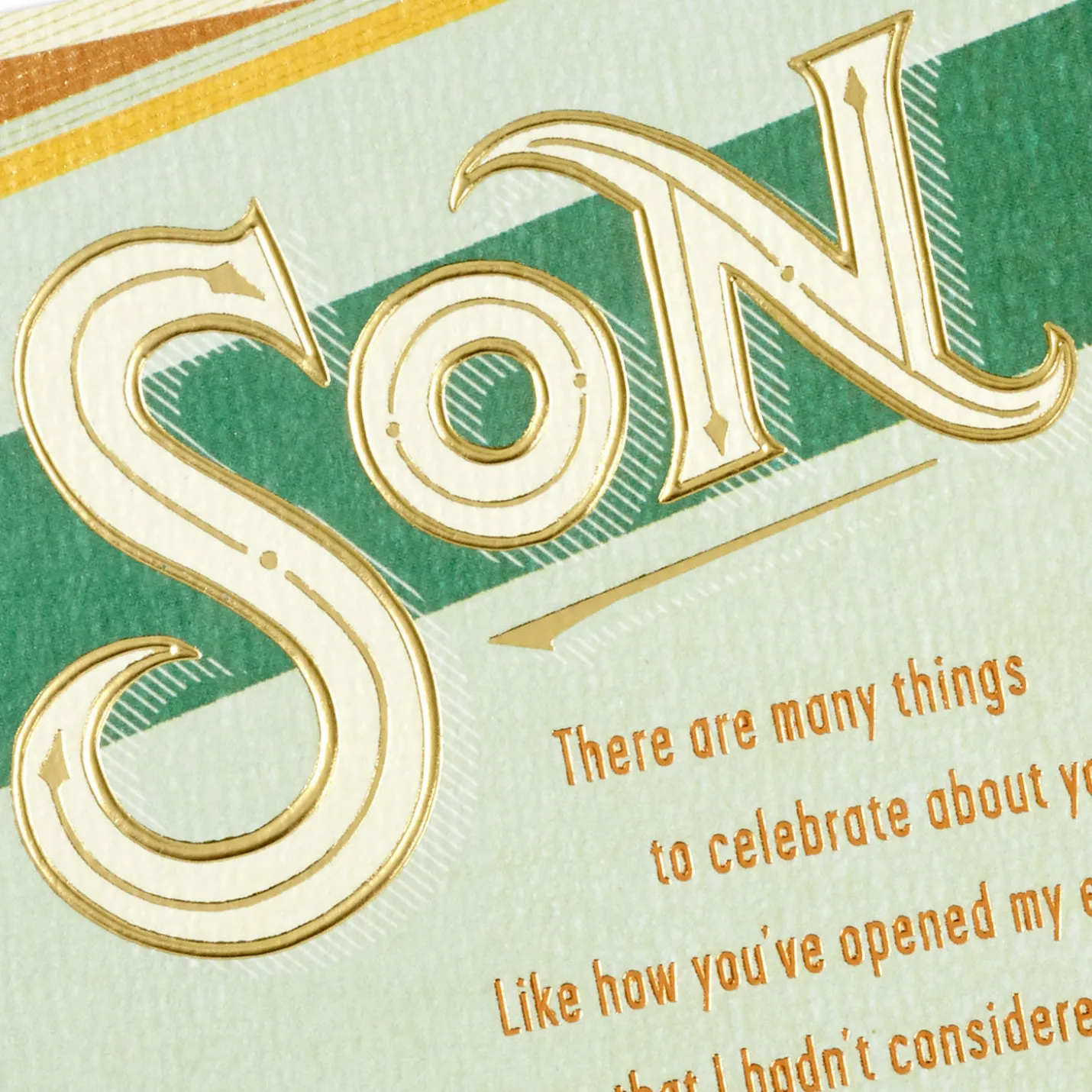 So Impressed By You Birthday Card for Son