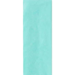 Solid Aquamarine Tissue Paper, 8 sheets