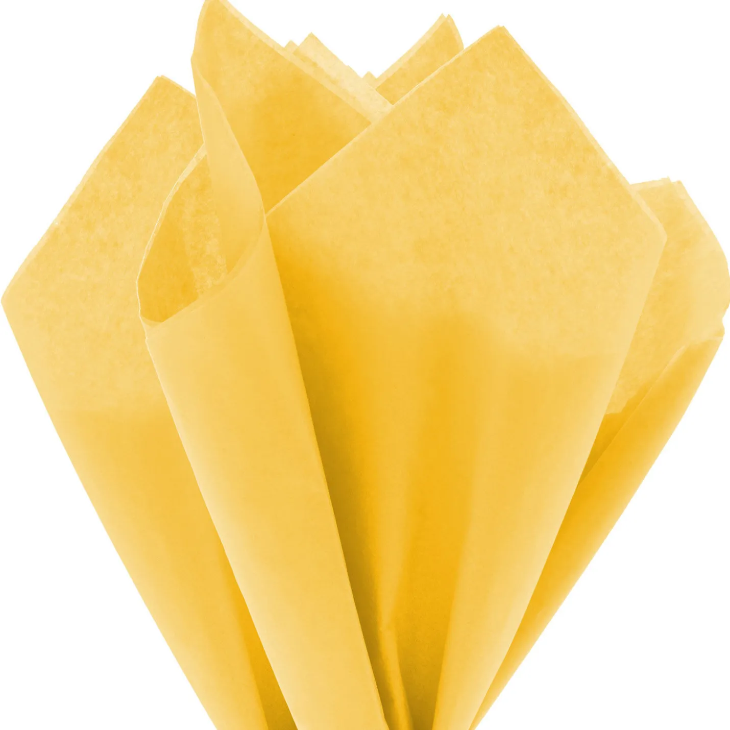 Solid Buttercup Yellow Tissue Paper, 8 sheets