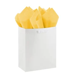 Solid Buttercup Yellow Tissue Paper, 8 sheets