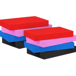Solid Colors 8-Pack Medium Gift Boxes Assortment