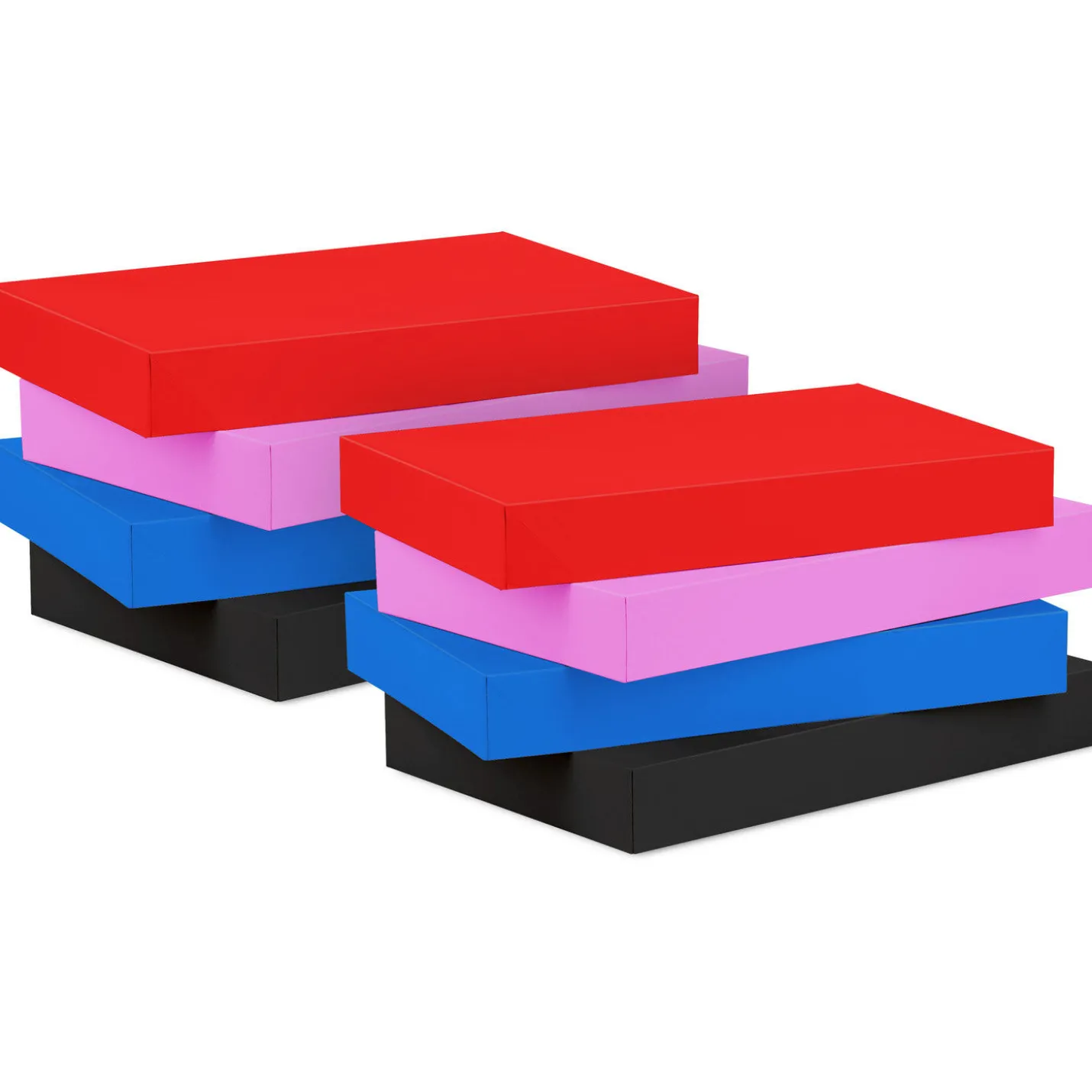 Solid Colors 8-Pack Medium Gift Boxes Assortment