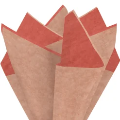 Solid Coral/Peach/Ivory 3-Pack Assortment Tissue Paper, 12 sheets