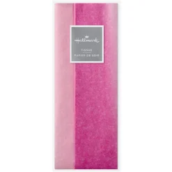 Solid Hot Pink/Medium Pink 2-Pack Tissue Paper, 6 sheets