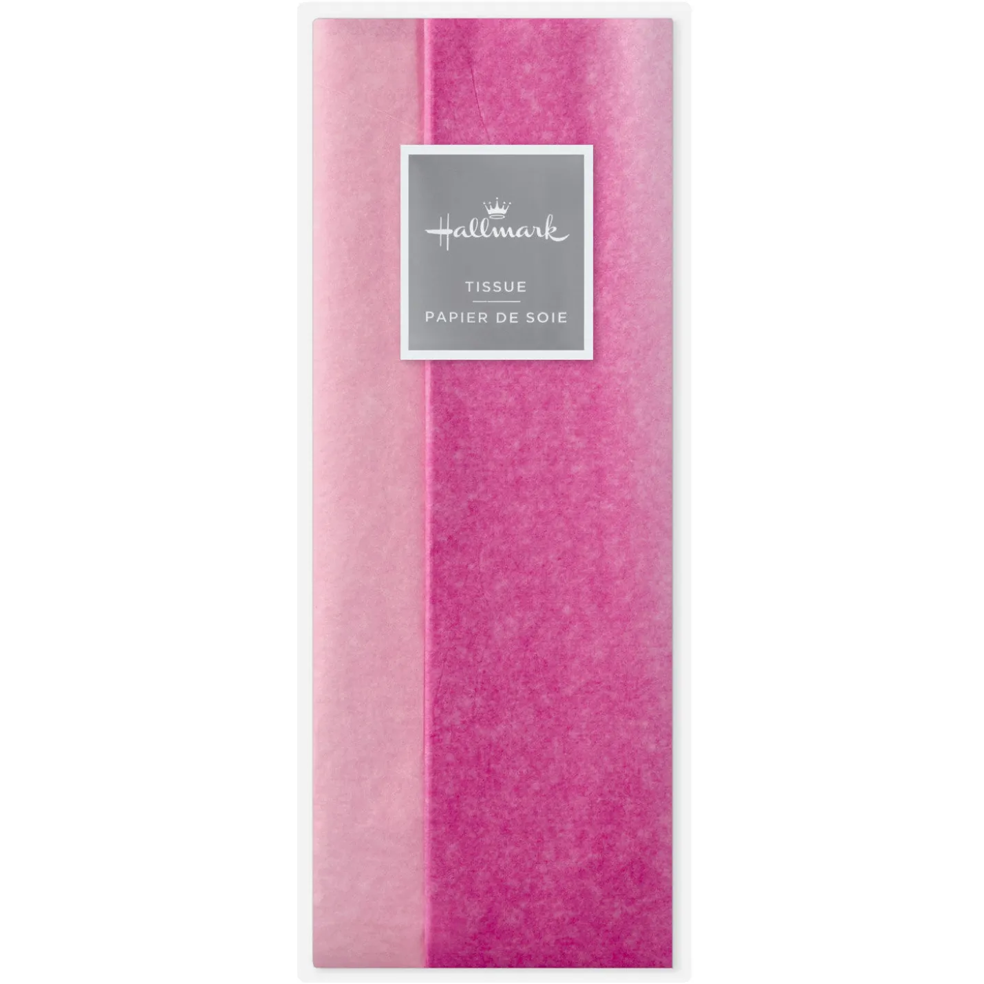 Solid Hot Pink/Medium Pink 2-Pack Tissue Paper, 6 sheets