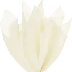 Solid Ivory Tissue Paper, 8 sheets