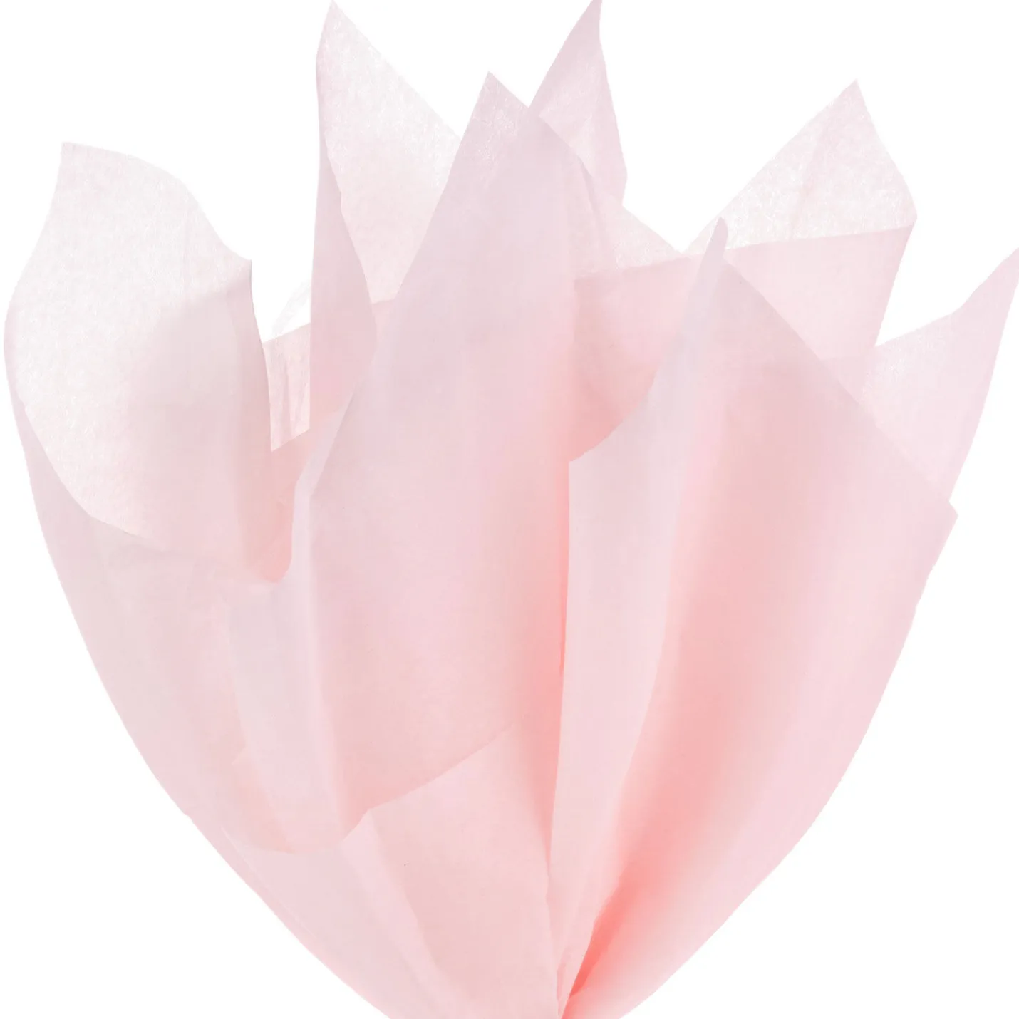 Solid Light Pink Tissue Paper, 8 sheets