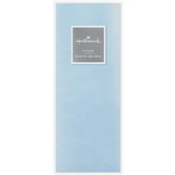 Solid Pale Blue Tissue Paper, 8 sheets