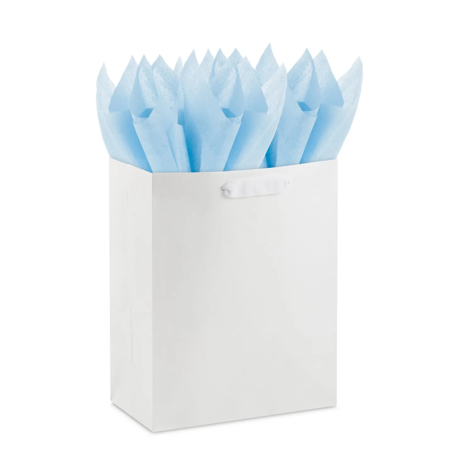 Solid Pale Blue Tissue Paper, 8 sheets