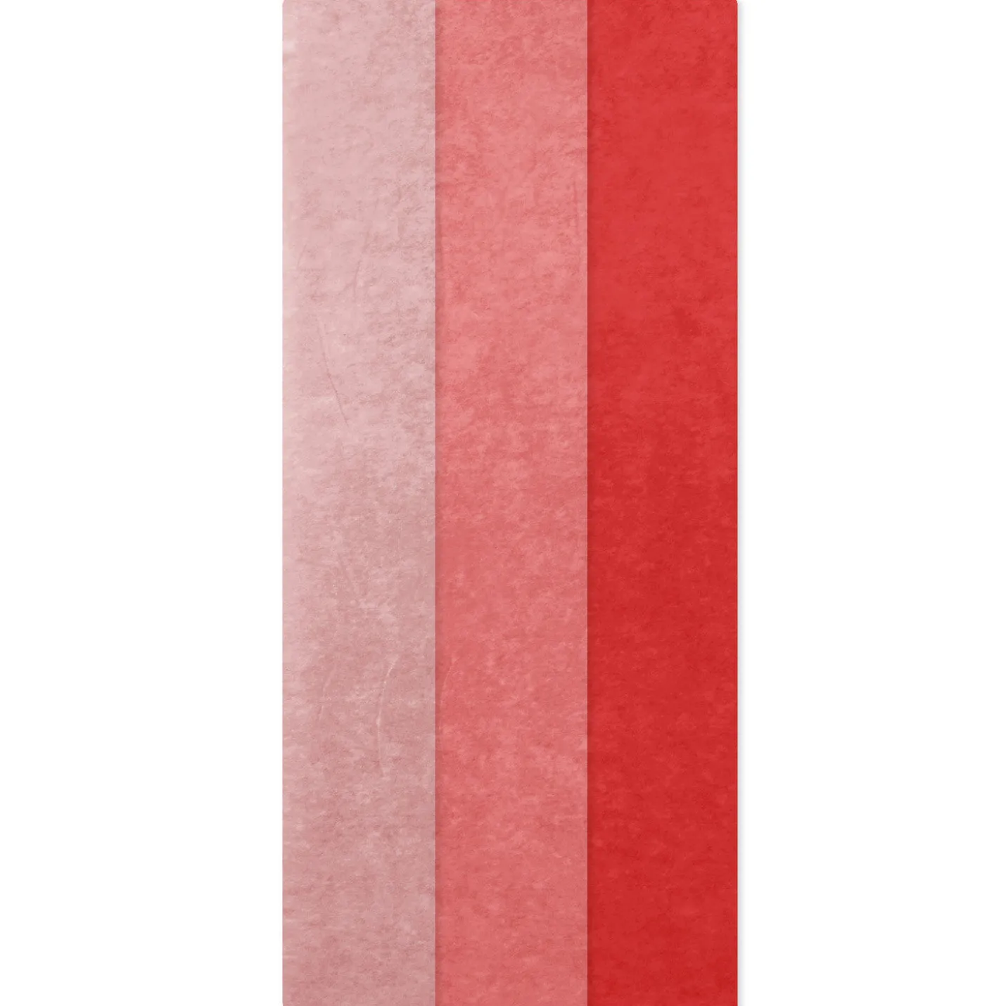 Solid Red-Orange/Coral/Pink 3-Pack Assortment Tissue Paper, 12 sheets