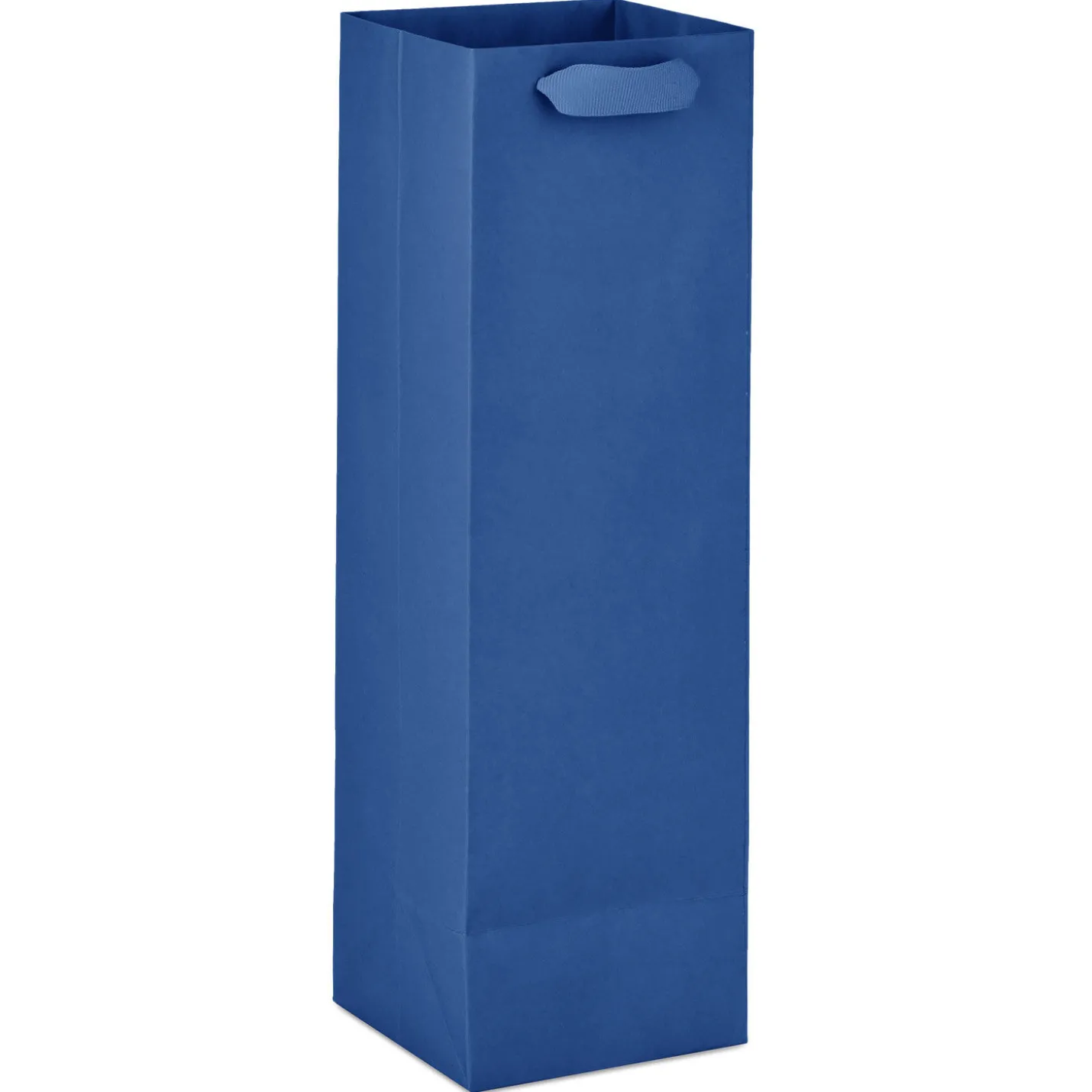 13" Solid Royal Blue Wine Gift Bag