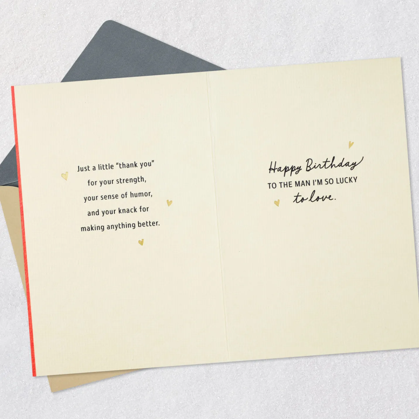 So Lucky to Love You Birthday Card for Husband