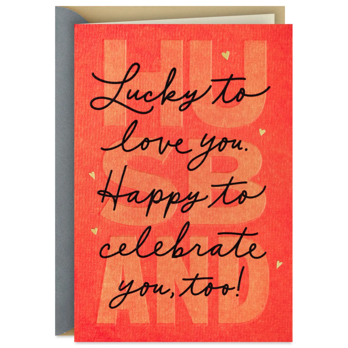 So Lucky to Love You Birthday Card for Husband