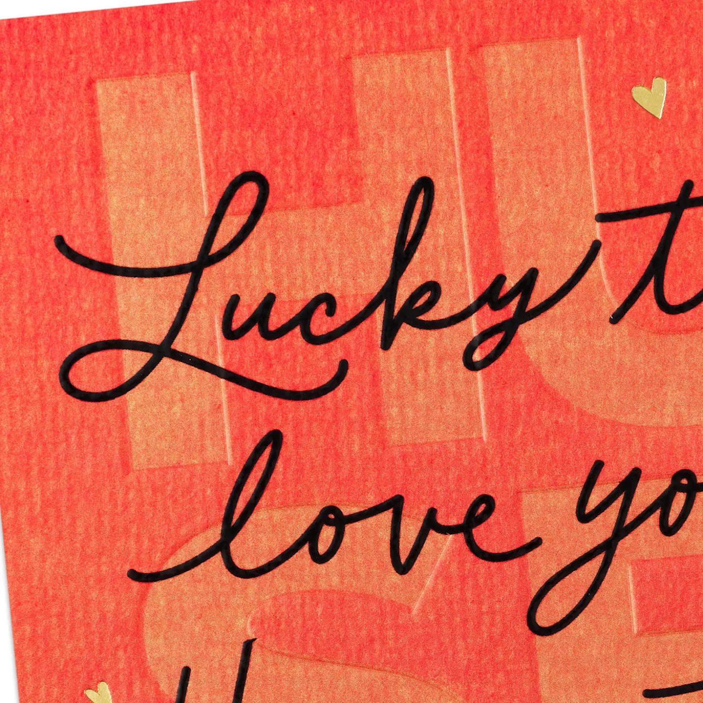 So Lucky to Love You Birthday Card for Husband