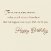 So Many Reasons to Be Proud Birthday Card for Grandson