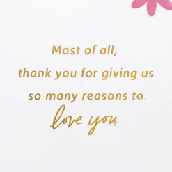 So Many Reasons to Love You Birthday Card for Daughter from Both