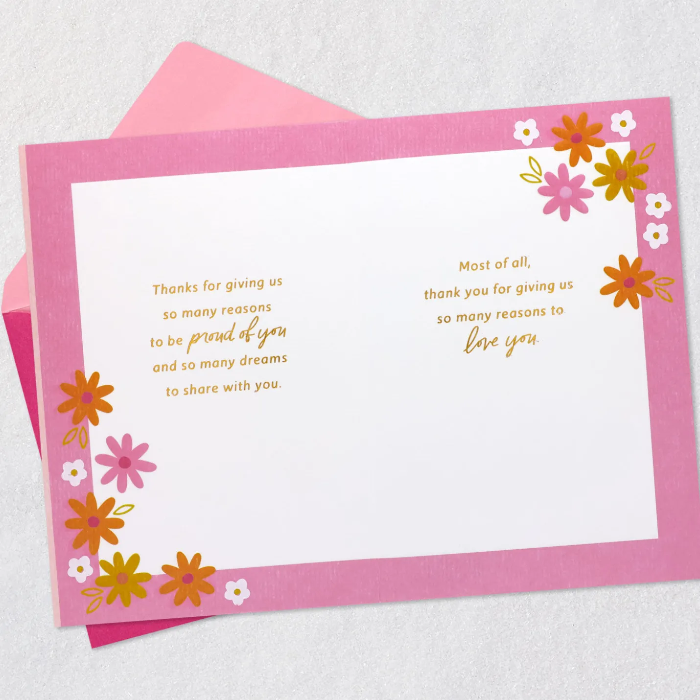 So Many Reasons to Love You Birthday Card for Daughter from Both