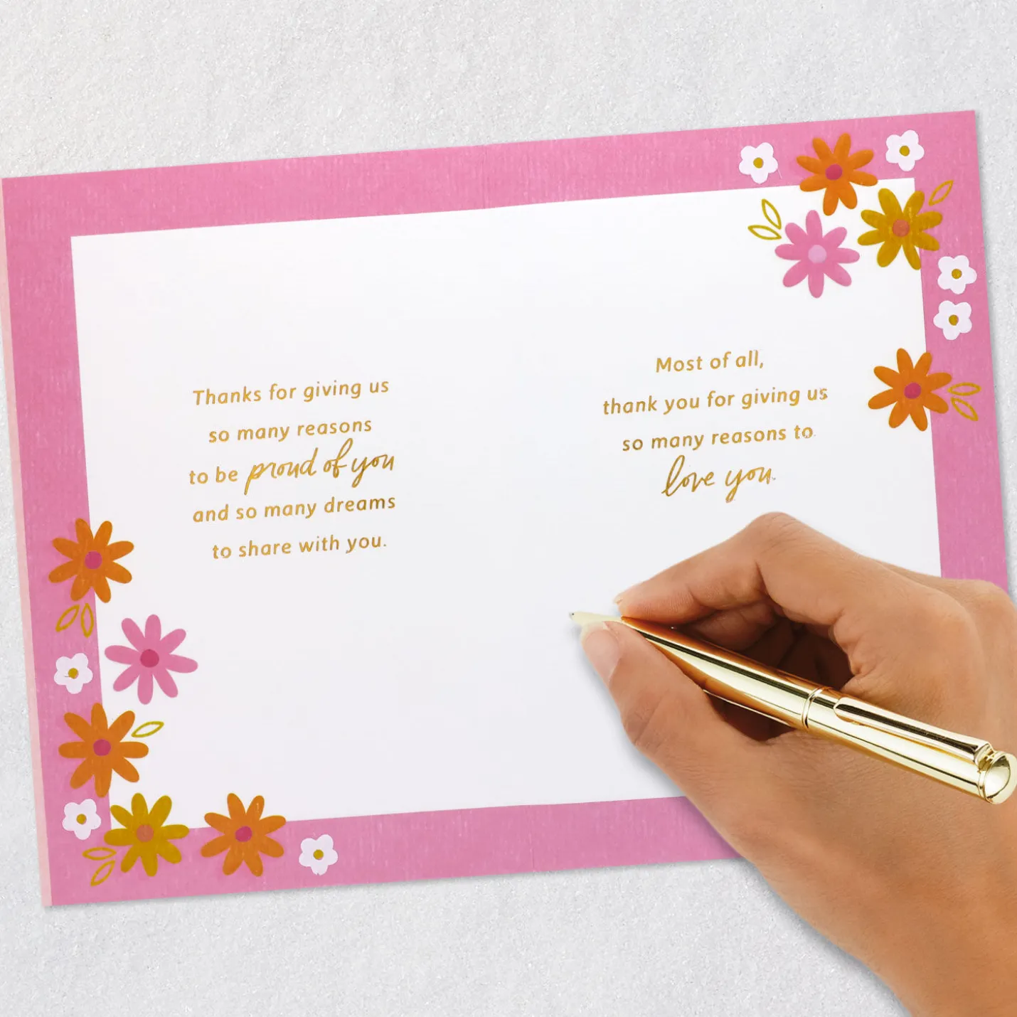 So Many Reasons to Love You Birthday Card for Daughter from Both