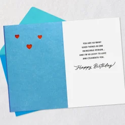 So Many Things To Love About You Romantic Birthday Card