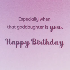 Someone to Cheer for and Love Birthday Card for Goddaughter