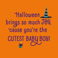 So Much Joy First Halloween Card for Boy