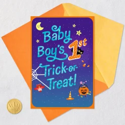 So Much Joy First Halloween Card for Boy