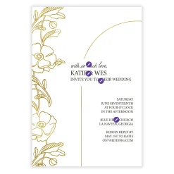So Much Love Flat Wedding Invitation
