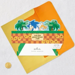 Sonic the Hedgehog™ Let the Good Times Roll 3D Pop-Up Birthday Card for Kids