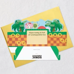 Sonic the Hedgehog™ Let the Good Times Roll 3D Pop-Up Birthday Card for Kids