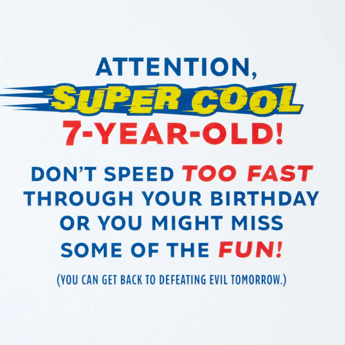 Sonic the Hedgehog™ Super Cool Musical 7th Birthday Card