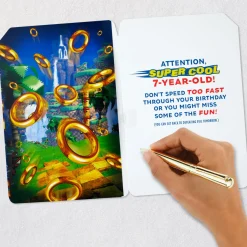 Sonic the Hedgehog™ Super Cool Musical 7th Birthday Card