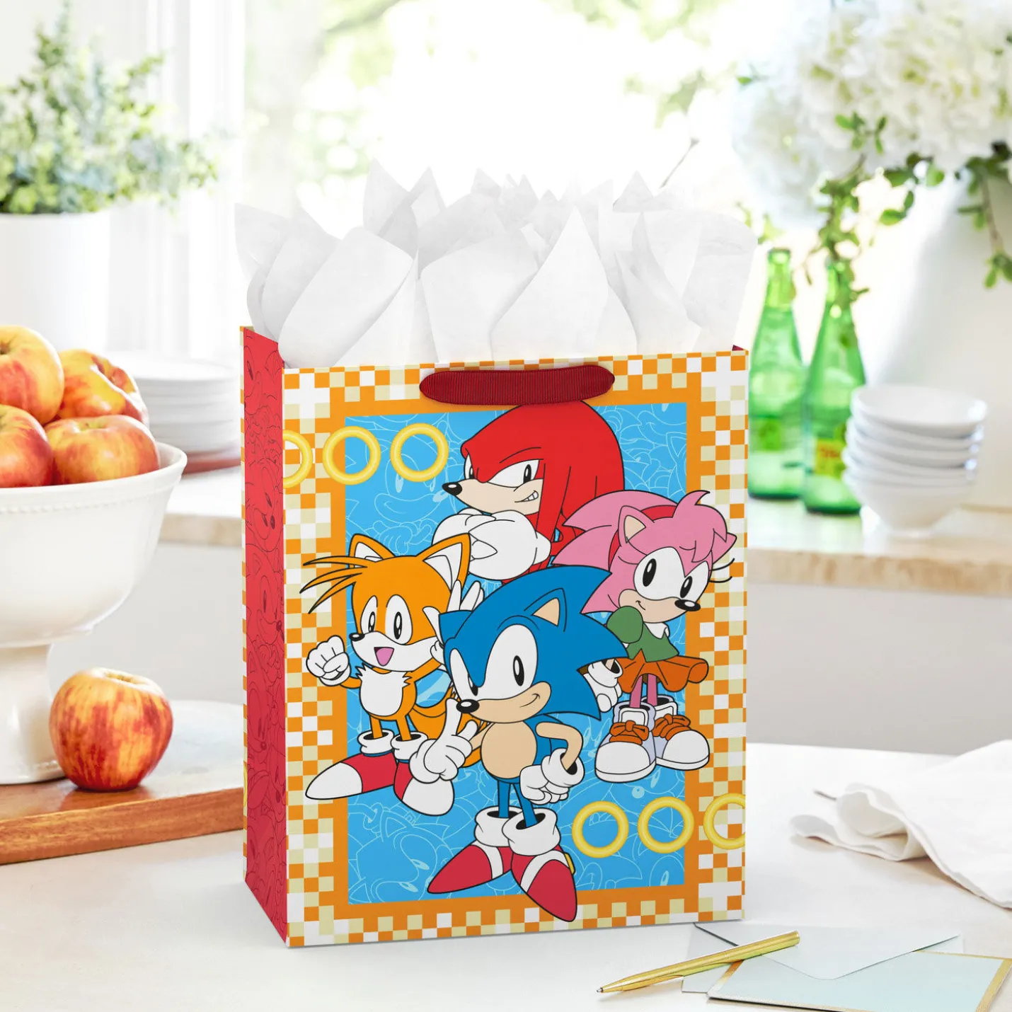 13" Sonic the Hedgehog™ and Friends Large Gift Bag