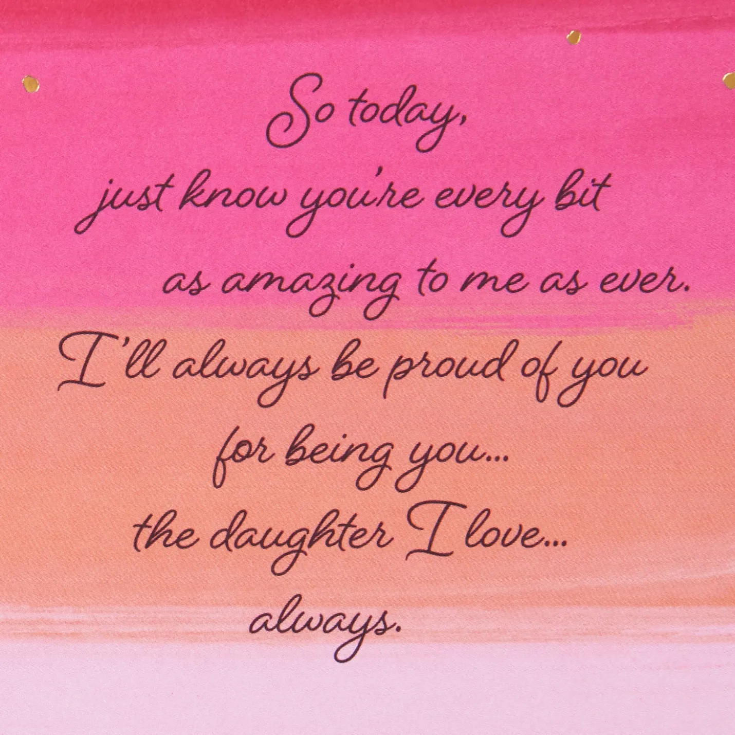 So Proud of You Birthday Card for Daughter