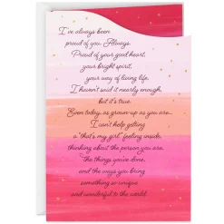 So Proud of You Birthday Card for Daughter