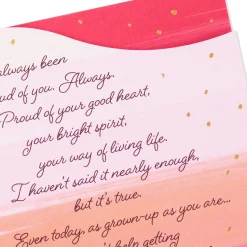 So Proud of You Birthday Card for Daughter