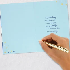 So Thankful To Be Part of Your Life Birthday Card for Son