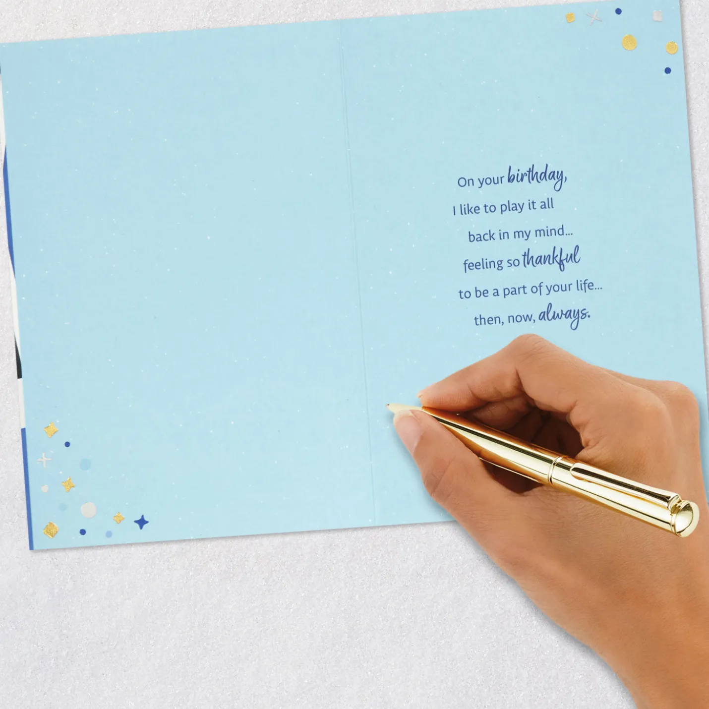 So Thankful To Be Part of Your Life Birthday Card for Son