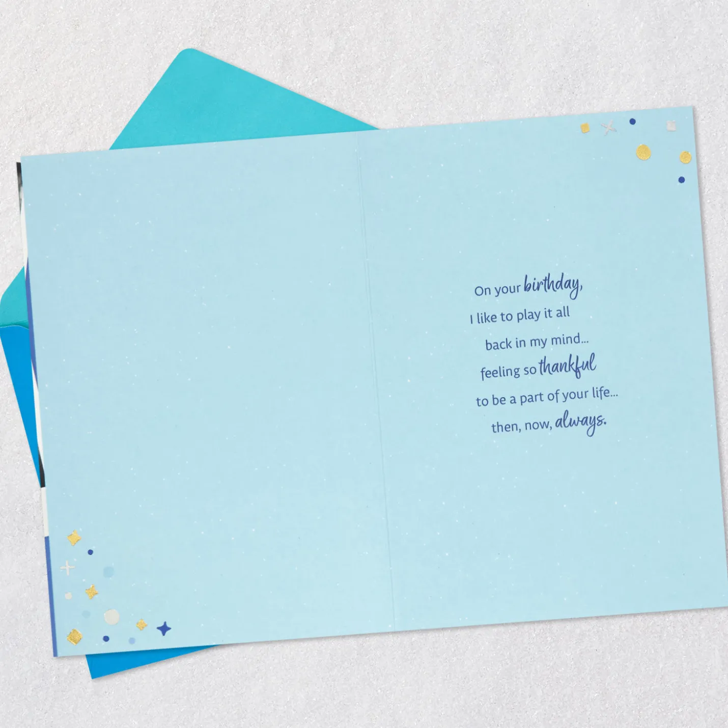 So Thankful To Be Part of Your Life Birthday Card for Son