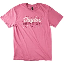Southern Fried Design Barn Taylor for President Pink T-Shirt